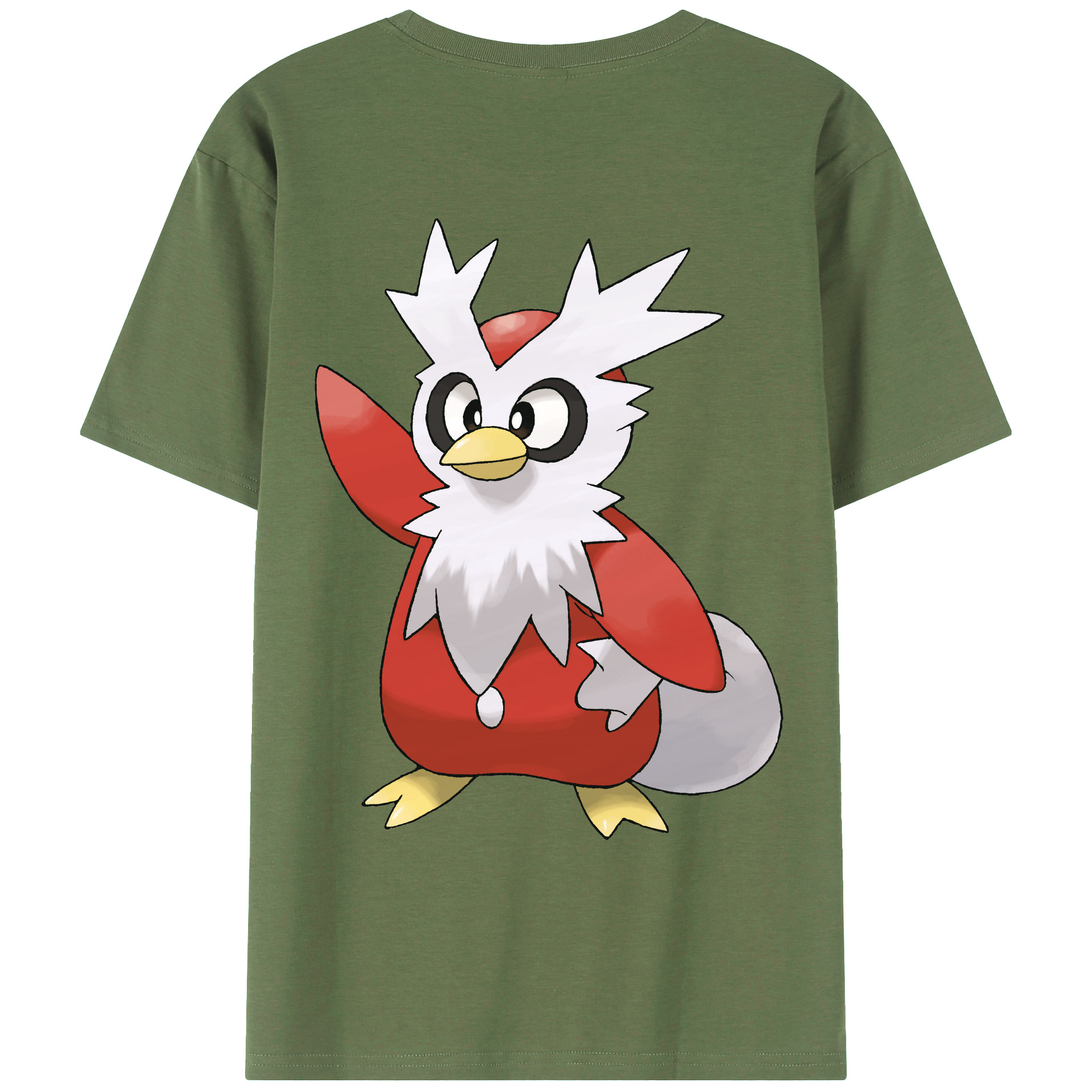 （画像用） ポケットモンスター Pokémon 綿100％ メンズ半袖Tシャツ（バックプリント） 通気性